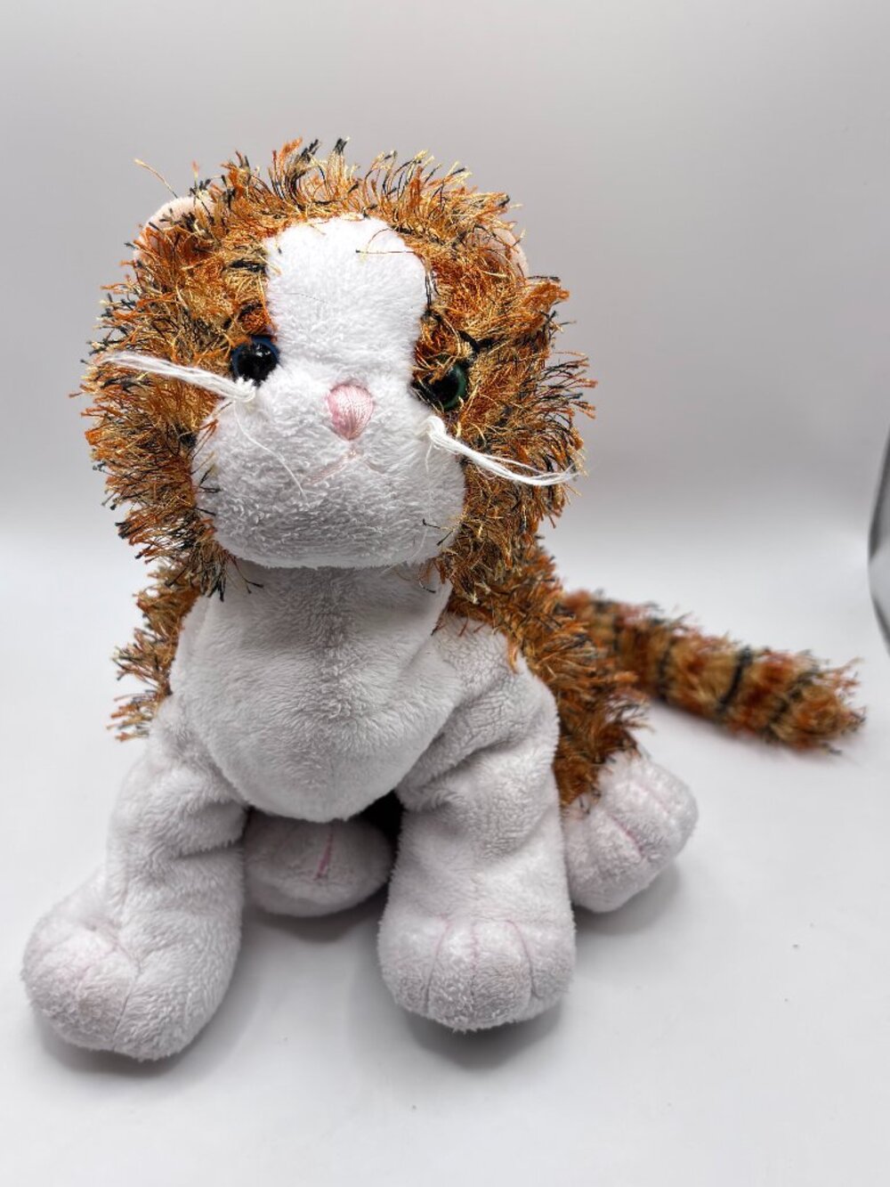 Ganz Webkinz Retired Striped Alley Cat Kitty Plush Stuffed Animal NO CODE